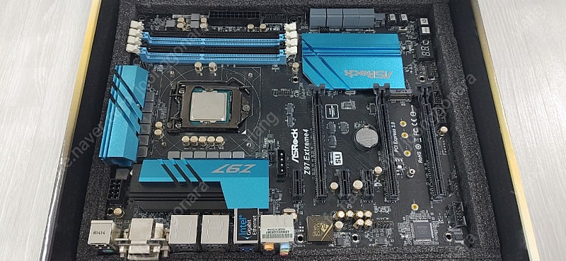 Z97 익스트림4 E3-1231V3 PM981A+방열판 CPU 쿨러 DDR3 삼성램 4기가 일괄 판매