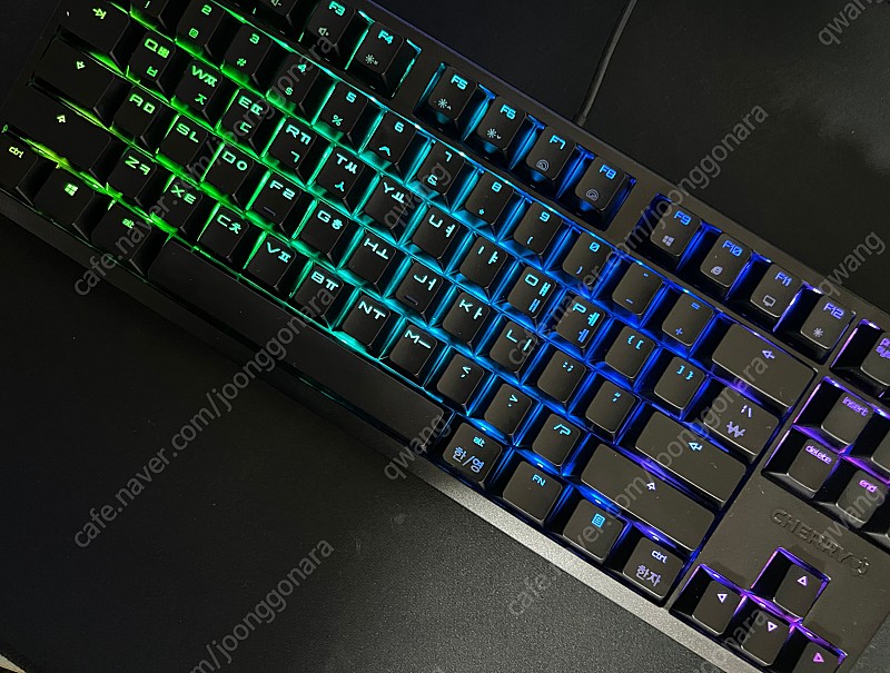 체리 g80-3000s tkl rgb 블랙 갈축