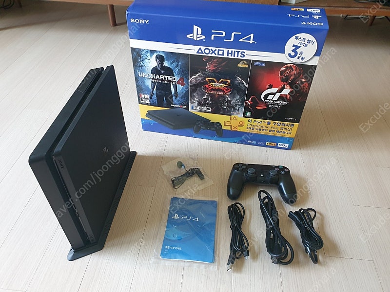 ps4 slim 제트블랙 풀박스 구성 팝니다