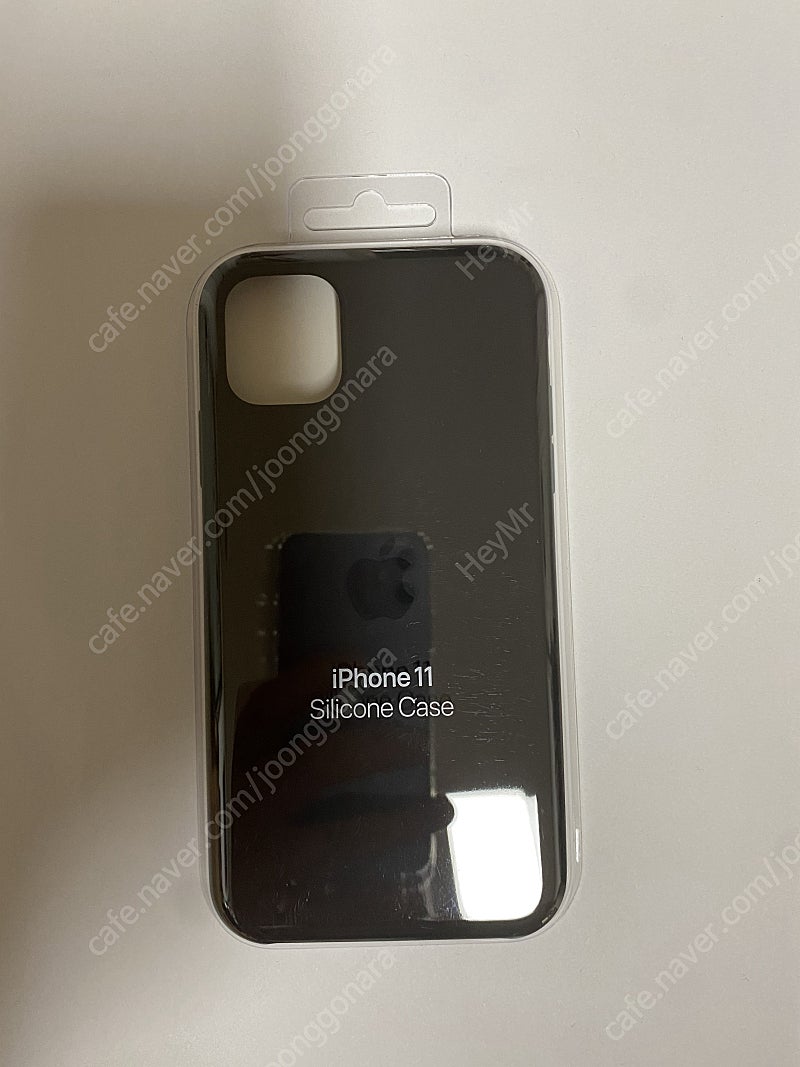 아이폰11 실리콘케이스 블랙(새상품, 정품)