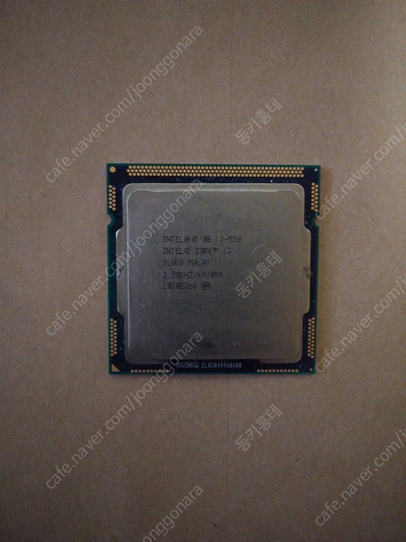 인텔 1156소켓 i3 550 / (클락데일/3.2G/4M)