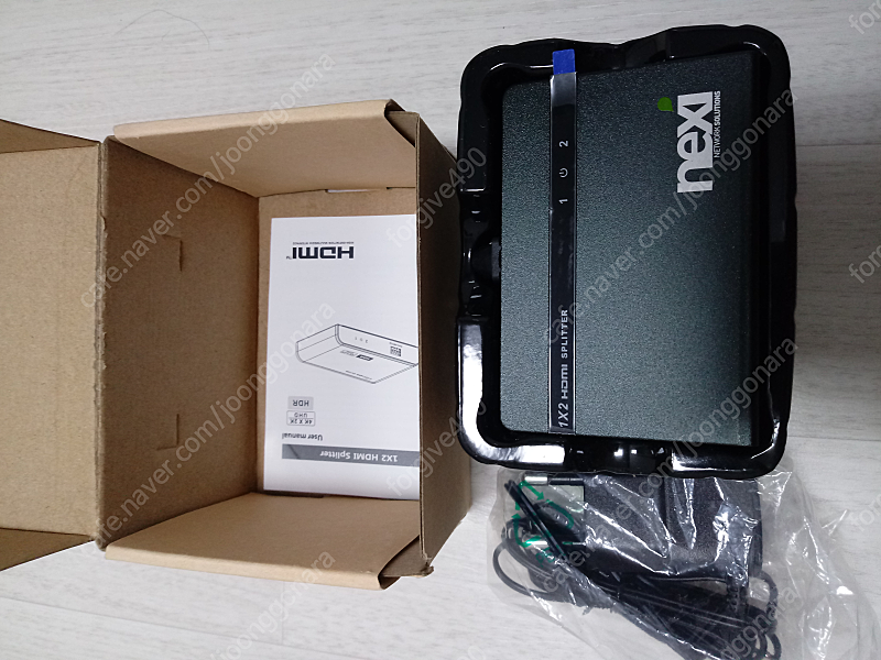 넥시 HDMI 분배기(NX-4K0102SPC) / 미사용