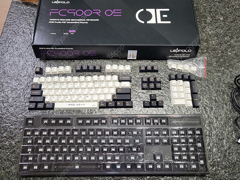 레오폴드 FC900R 은축 본체 / 거북선 키캡 판매합...--1