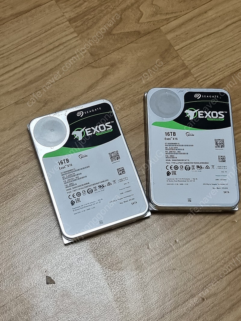 Seagate Exos 16Tb 적출하드 팝니다. (시게이트 엑소스)