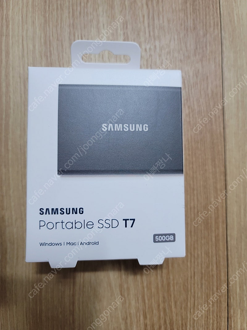 삼성 포터블 T7 500GB 미개봉 새상품