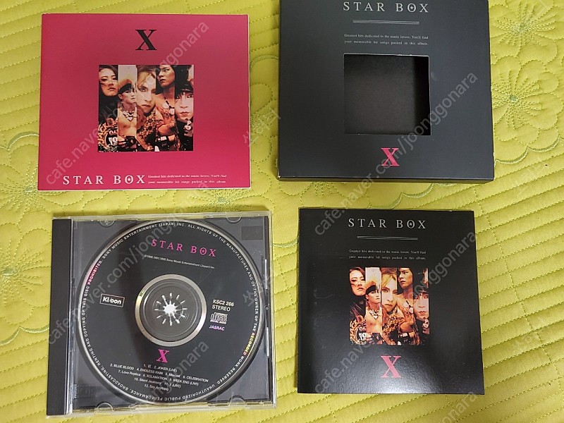 X-JAPAN 엑스재팬 STAR BOX 판매