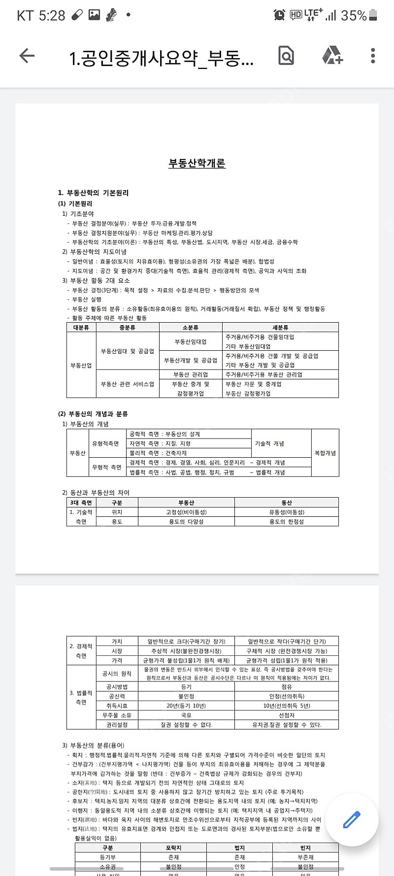 공인중개사 1 2 차 개정판 판매합니다