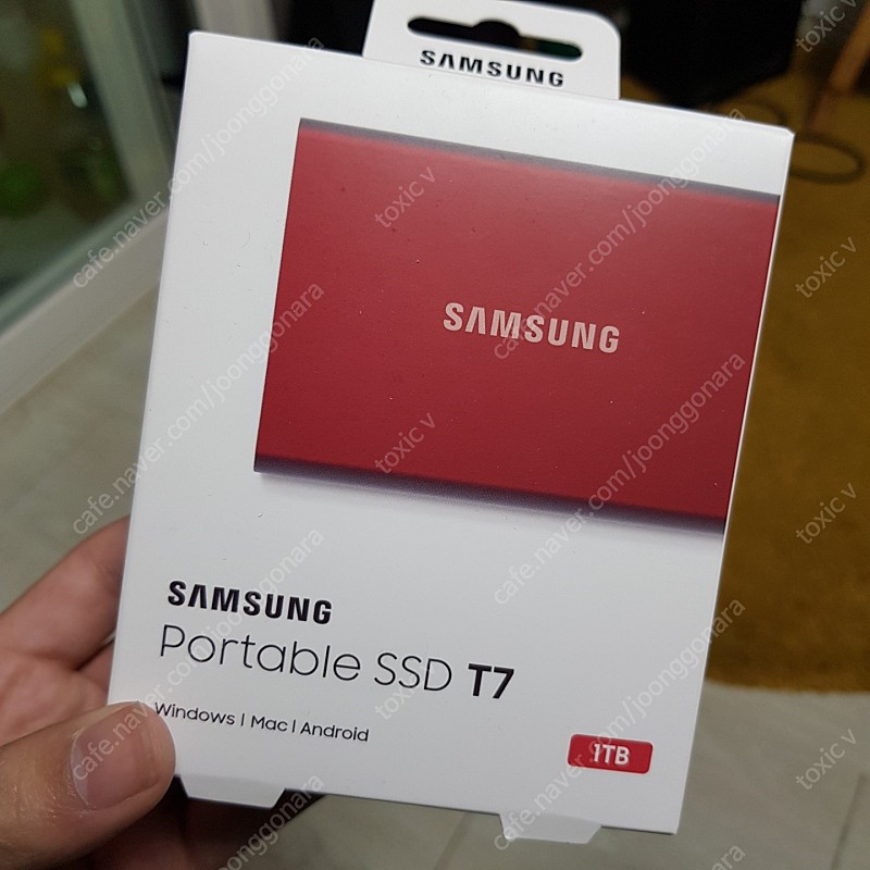 [미개봉][택포] 삼성 포터블 SSD T7(1T)/ 2022.02.04제조