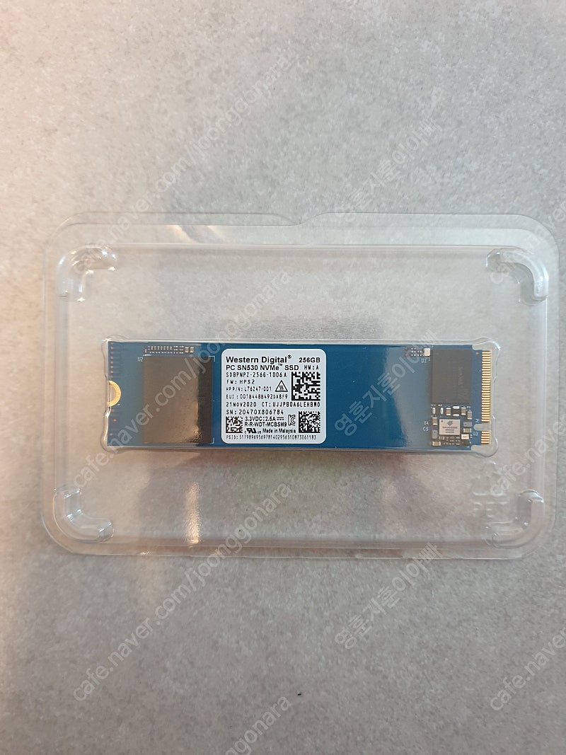 웨스턴 디지털 WD SN730 M.2 NVME ﻿SSD 256GB 새제품 판매합니다. (3만원)