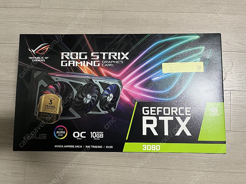 NON LHR RTX3080 rog strix 스트릭스