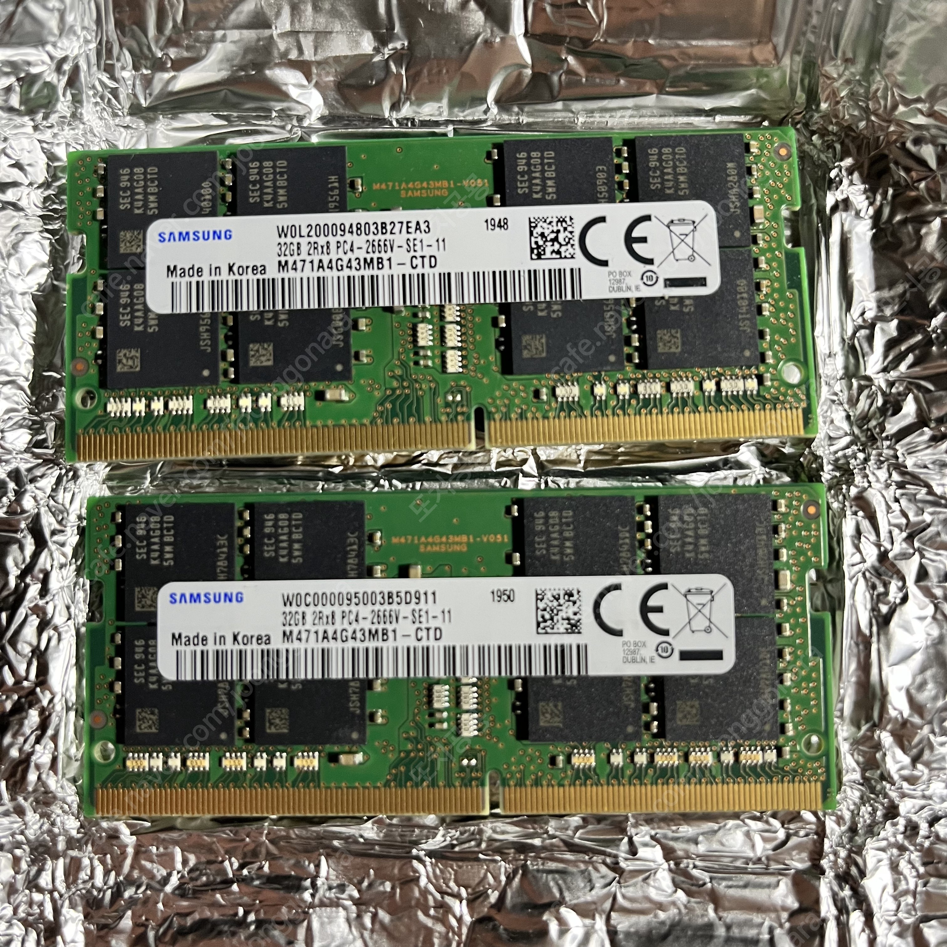 Ram DDR4 32g × 2 | 중고나라 카페에서 운영하는 공식 사이트