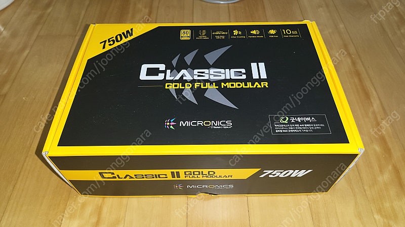 마이크로닉스 Classic II 750W 80PLUS GOLD 230V EU 풀모듈러