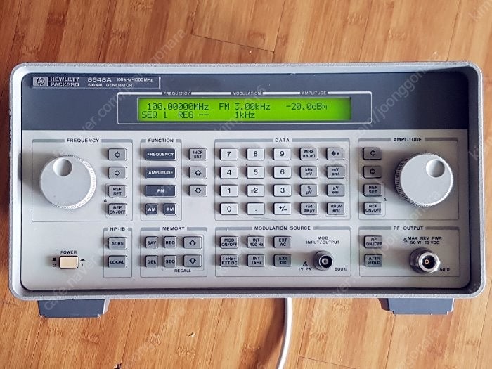 HP 8648A RF Signal Generator 1... | 측정공구 | 중고나라