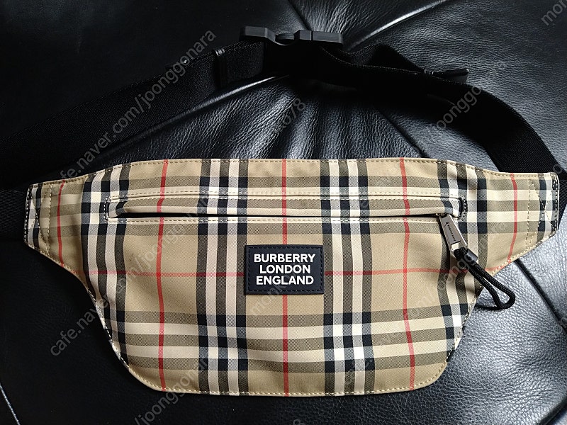 버버리 로고 아플리케 빈티지 체크 브럼멜 범 백(BURBERRY bum bag)