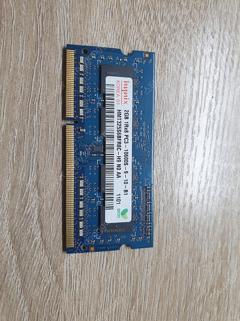 노트북 메모리 RAM 2G PC3-10600S