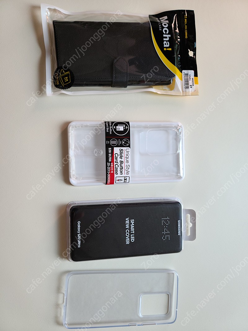 삼성 정품 스마트 블랙색상 갤럭시s20울트라 SMART LED VIEW COVER 핸드폰케이스 및 4종 셋