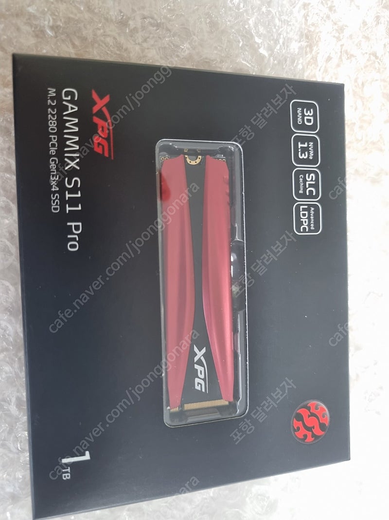 adata xpg gammix s11 pro nvme ssd 1t (미개봉)