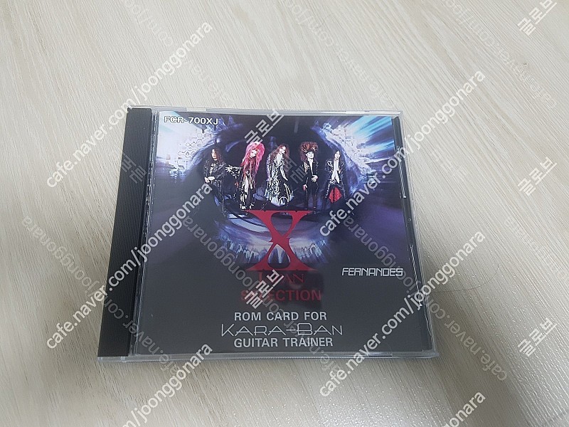X JAPAN(엑스제팬)희귀상품 기타ROM CARD(롬카드)판매