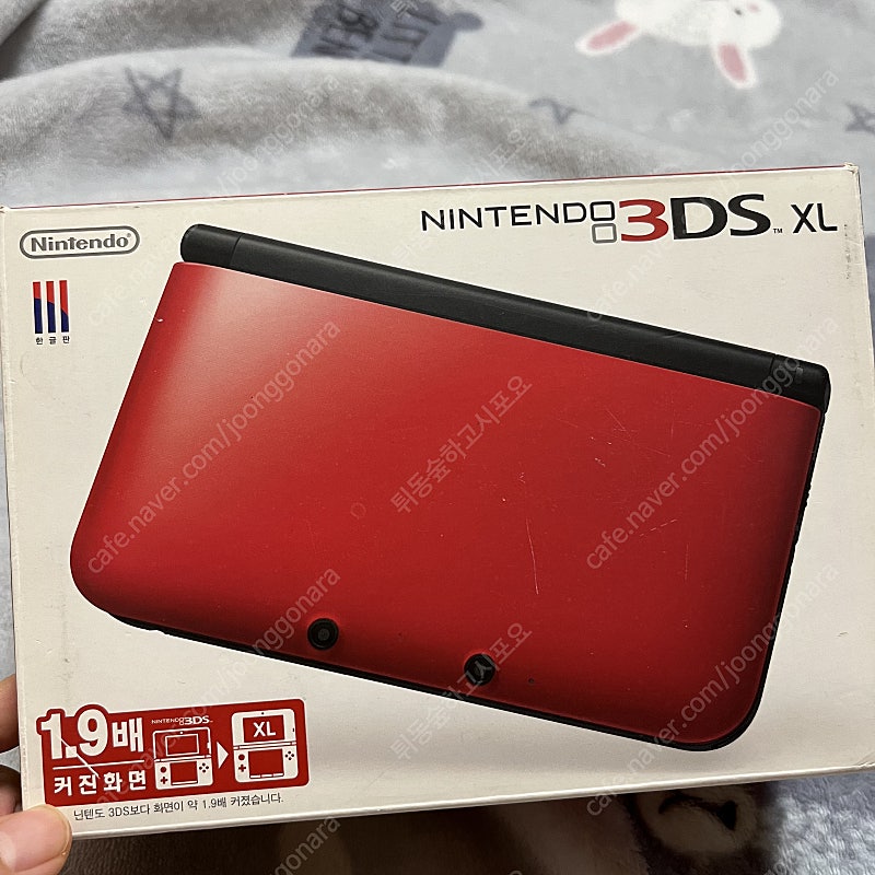 닌텐도 3DS XL 메탈릭레드 박스포함 + 튀동숲, 젤다, 바이오하자드, 와리오 만져라