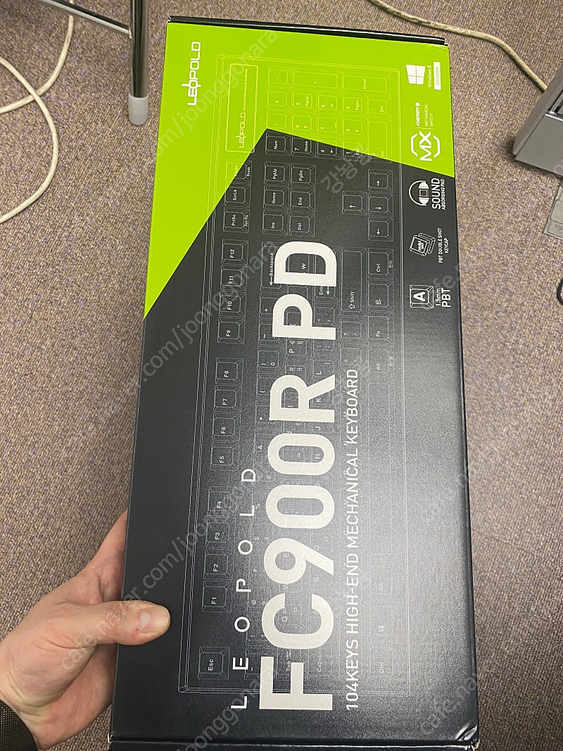 레오폴드 FC900R PD 저소음 적축 그레이블루--2
