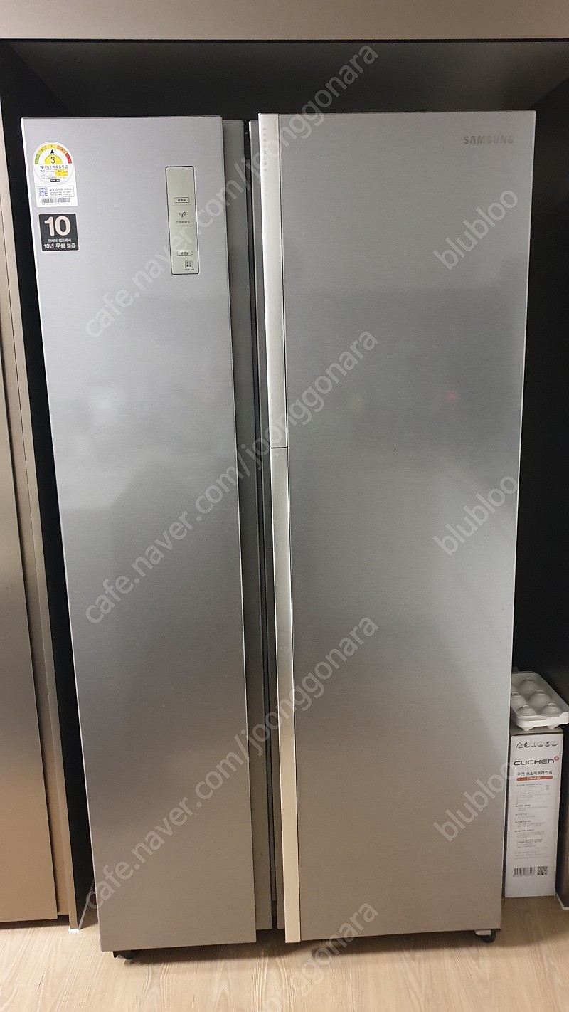 삼성 푸드쇼케이스 메탈 양문형 냉장고 830리터 RH83H8010SA