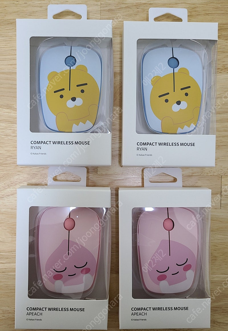 [미사용 새제품] 카카오프렌즈 마우스 미개봉 새제품 판매합니다(개당 1만)
