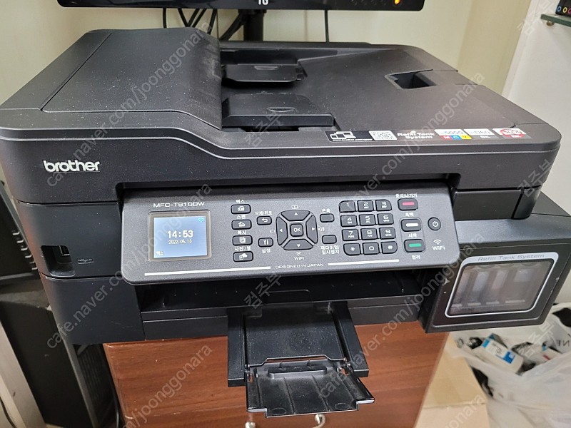 브라더 프린터 MFC-T910DW 정품 무한 프린터 / 팩스, 복사,스캔,프린터, 와이파이 지원