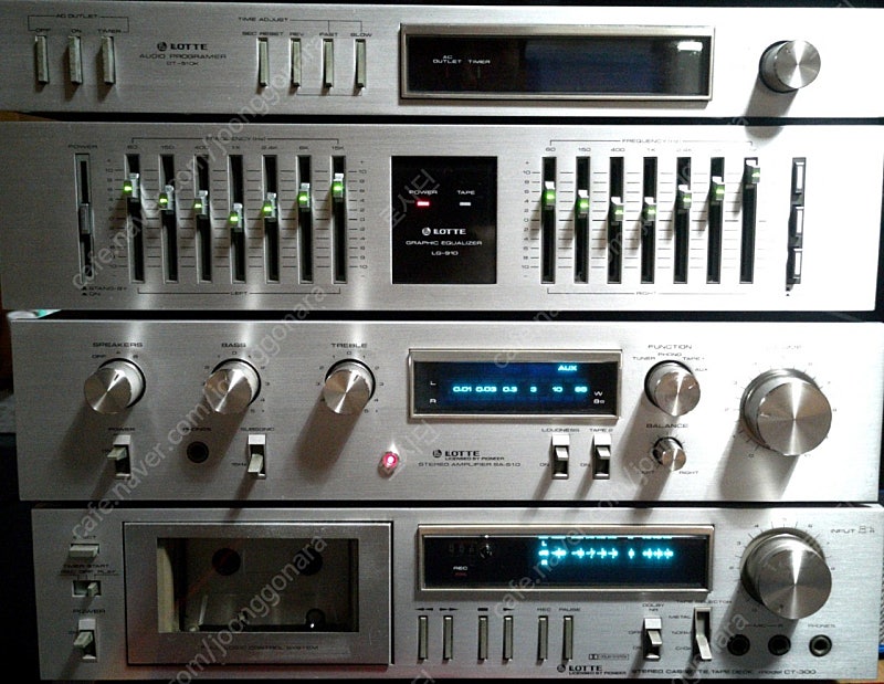 전축 롯데 파이오니아 (sa-510) 앰프+스피커+이퀄라이저..
