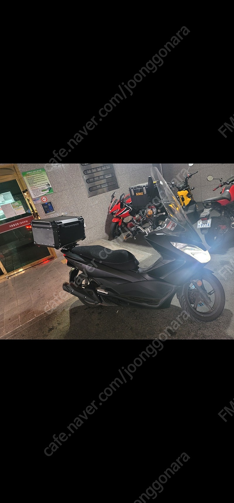 pcx125 18년식 24000km,배달셋팅 팝니다