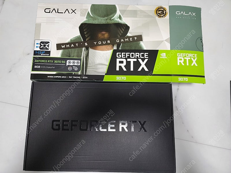 갤럭시 RTX3070 SG 8G NON LHR 판매합니다