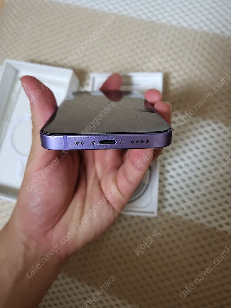 아이폰12미니64기가퍼플팝니다--4
