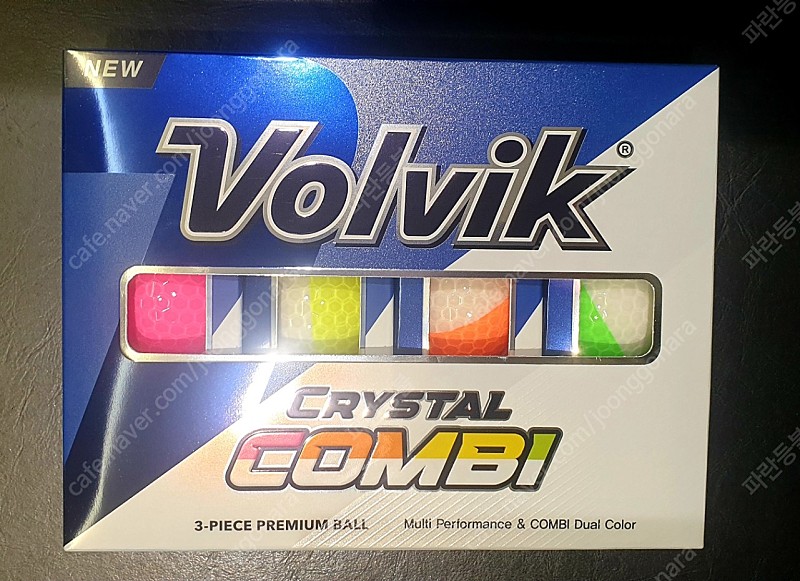 볼빅 골프공 VOLVIK crystal combi