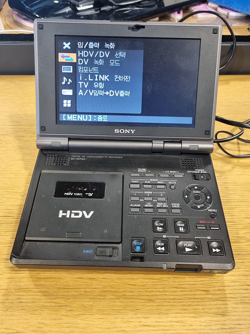 SONY GV-HD700 소니 HD포터블 데크 비디오 워크맨 팝니다
