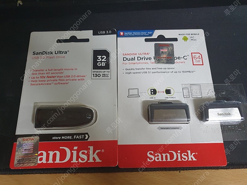 샌디스크 USB 3.0/3.1 34GB/64GB 일괄판매 합니다.​