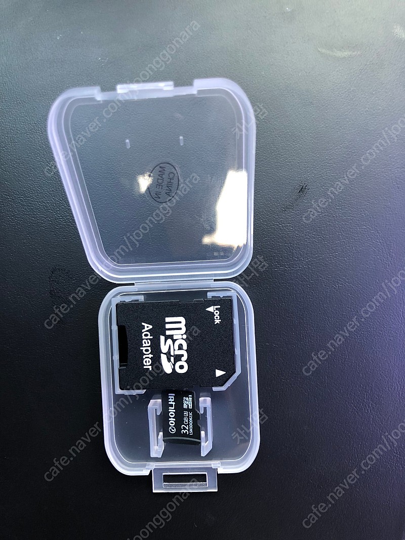 아이나비 정품 블랙박스 네비게이션 메모리카드 32GB 아답터세트
