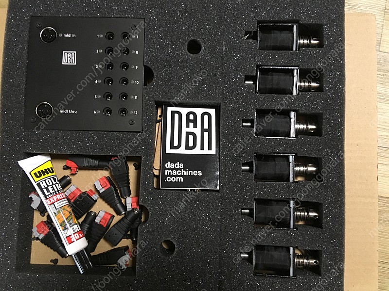 dada machines automat toolkit – L (plug & play MIDI-controller for Solenoid Beaters) [아두이노, 솔레노이드, 사