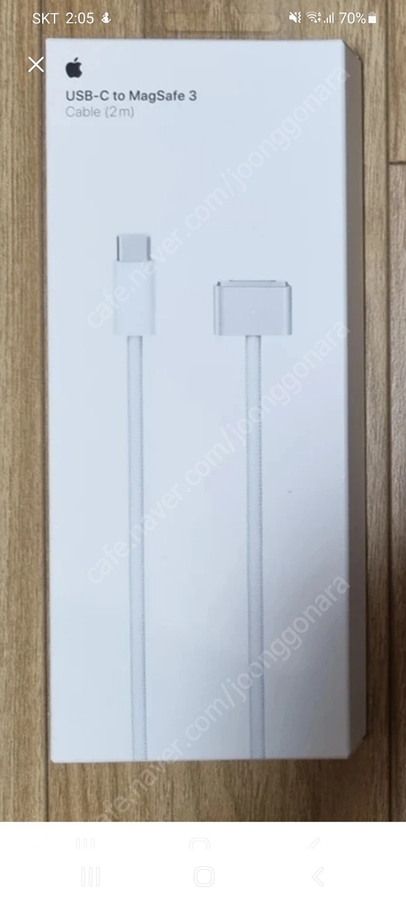 애플 USB C to magsafe3 케이블 미개봉