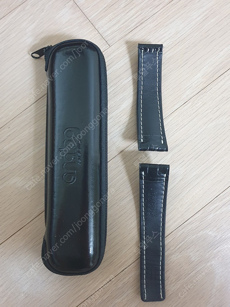 (내비타이머) 아날로그 악어가죽 스트랩 22-20 신품급 컨디션 판매--3