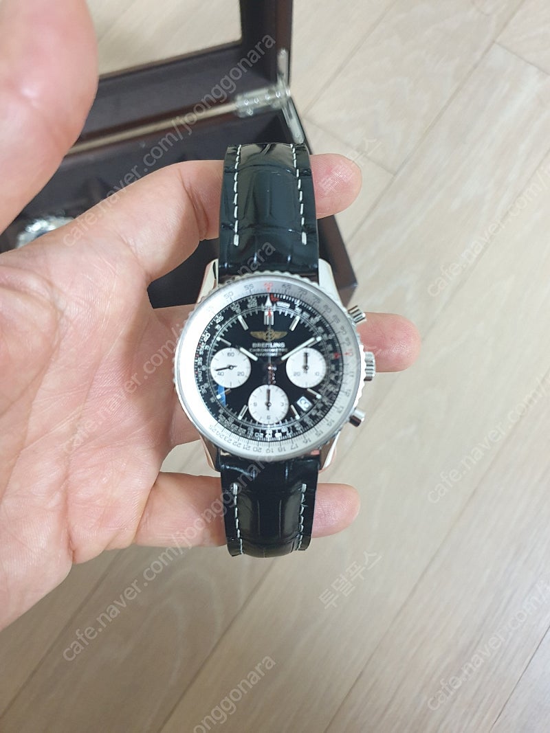 (내비타이머) 아날로그 악어가죽 스트랩 22-20 신품급 컨디션 판매