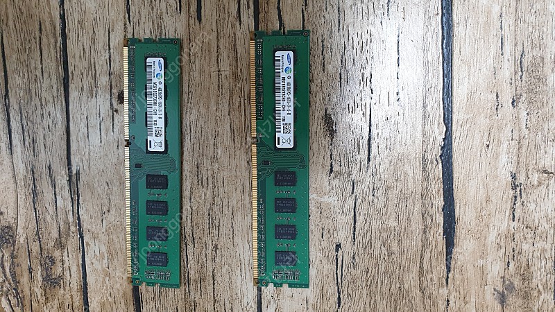 삼성램 DDR3 4GB PC3-10600u 양면 2ea 판매