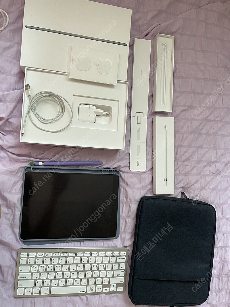 아이패드 에어3 wifi 64기가 스그, 애플펜슬 1세대, 케이스, 가방, 키보드 일괄 판매