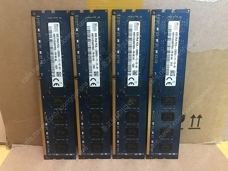 하이닉스 ddr3 8x4 택포