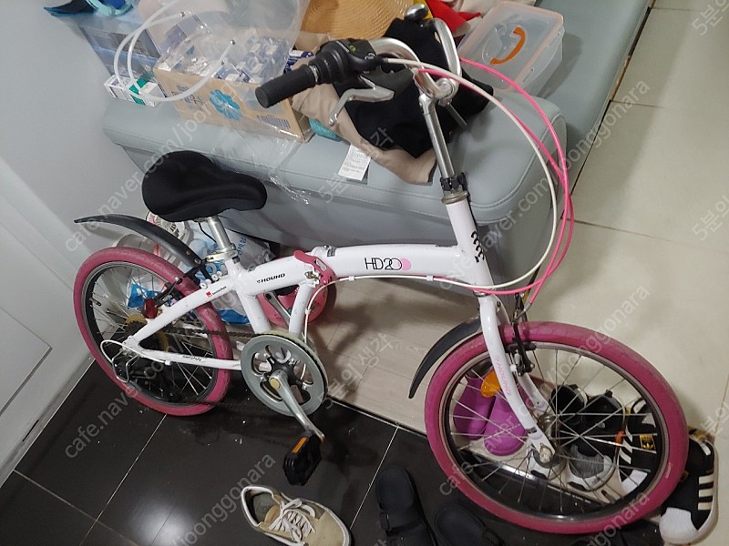 아동자전거 .삼천리 하운드20인치 접이식자전거.(성인여성도가능)