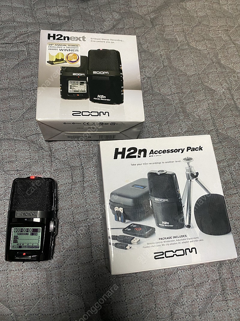 줌 zoom h2n 녹음기