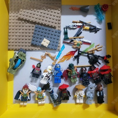 레고 닌자고, 키마 피규어+레고무기들+레고블럭들 일괄 판매