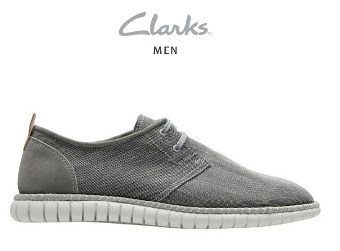 클락스(Clarks)남성 스니커즈 그레이 UK8 운동화기준 275(새제품)