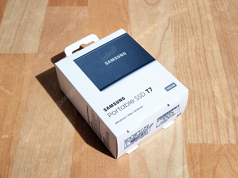 삼성전자 포터블 SSD T7 500GB 미개봉 택포 93,000원