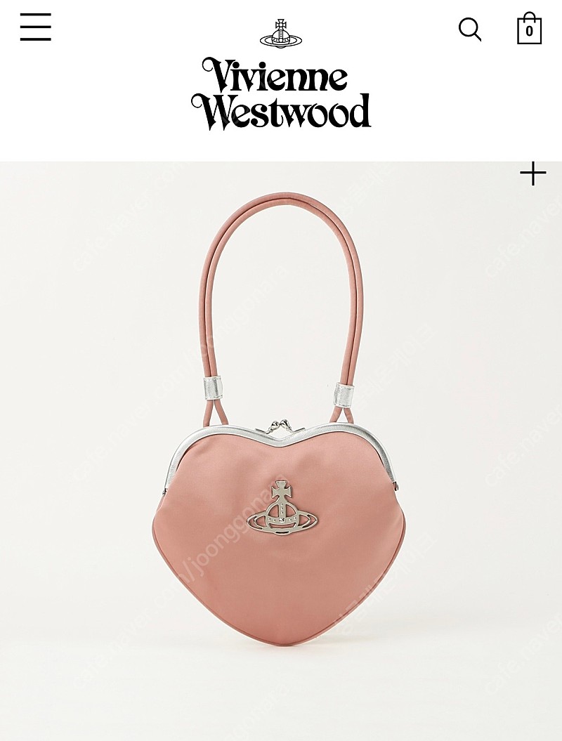 비비안웨스트우드 핑크 하트백 (하트모양가방)