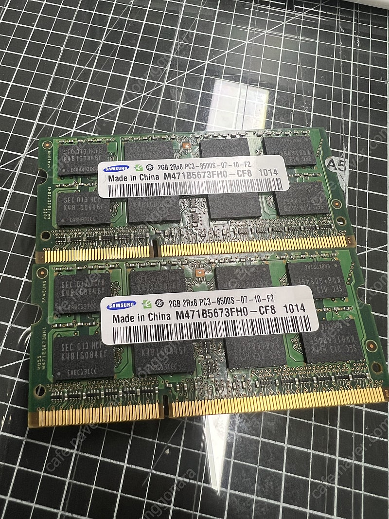 노트북용 DDR3 2기가*2개