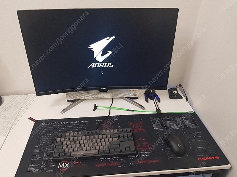 벤큐 EX3203R 아이케어 무결점 32형 HDR 게이밍 144Hz 모니터 S급